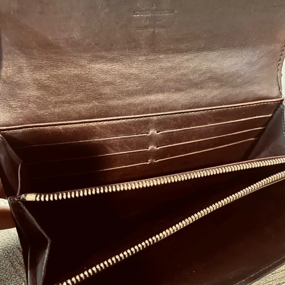 Louis Vuitton purple vernis Patent Leather Clutch wallet - Picture 8 of 13